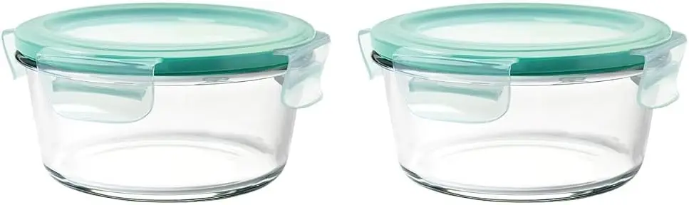 

Good Grips 4 Cup Smart Seal Leakproof Glass Round Airtight Food Container (Pack of 2)