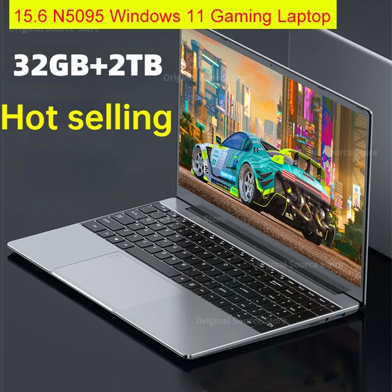 Ordenador portátil para juegos, Notebook con Windows 11, 2024 pulgadas, 16GB de RAM, 1TB/15,6 GB/512GB SSD, 256GB, desbloqueo por huella dactilar, novedad, 2048