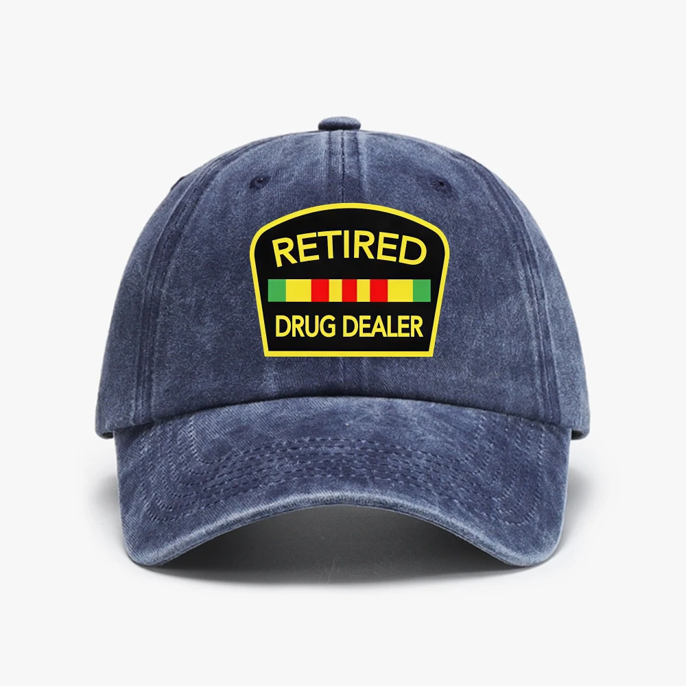 Retired Drug Dealer Baseball Cap Fashion Adjustable outdoors sunhat Soft Top hats For Men
