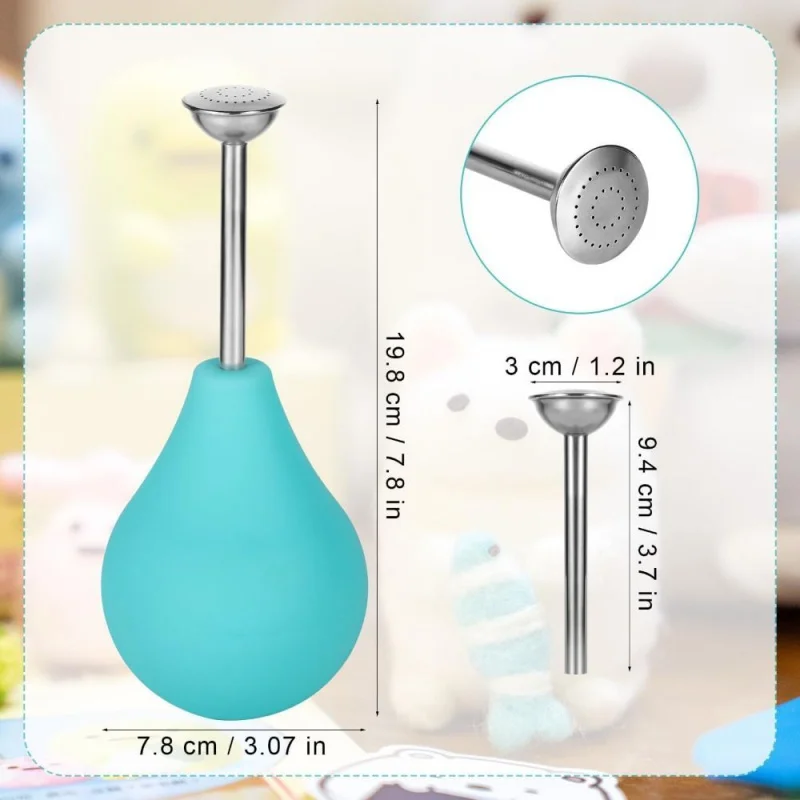 Silicone Ball Sprinkler with Stainless Nozzle | Wet Felting Tools, Multifunctional Water Sprayer for Craft Projects & Equipment
