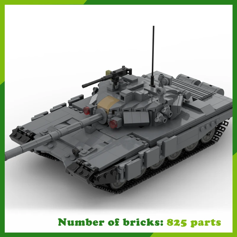 

Tank MOC Building Blocks Special Vehicles Truck DIY Bricks Military Model Armored Car Creative Assembly Toy Gifts Present 825PCS