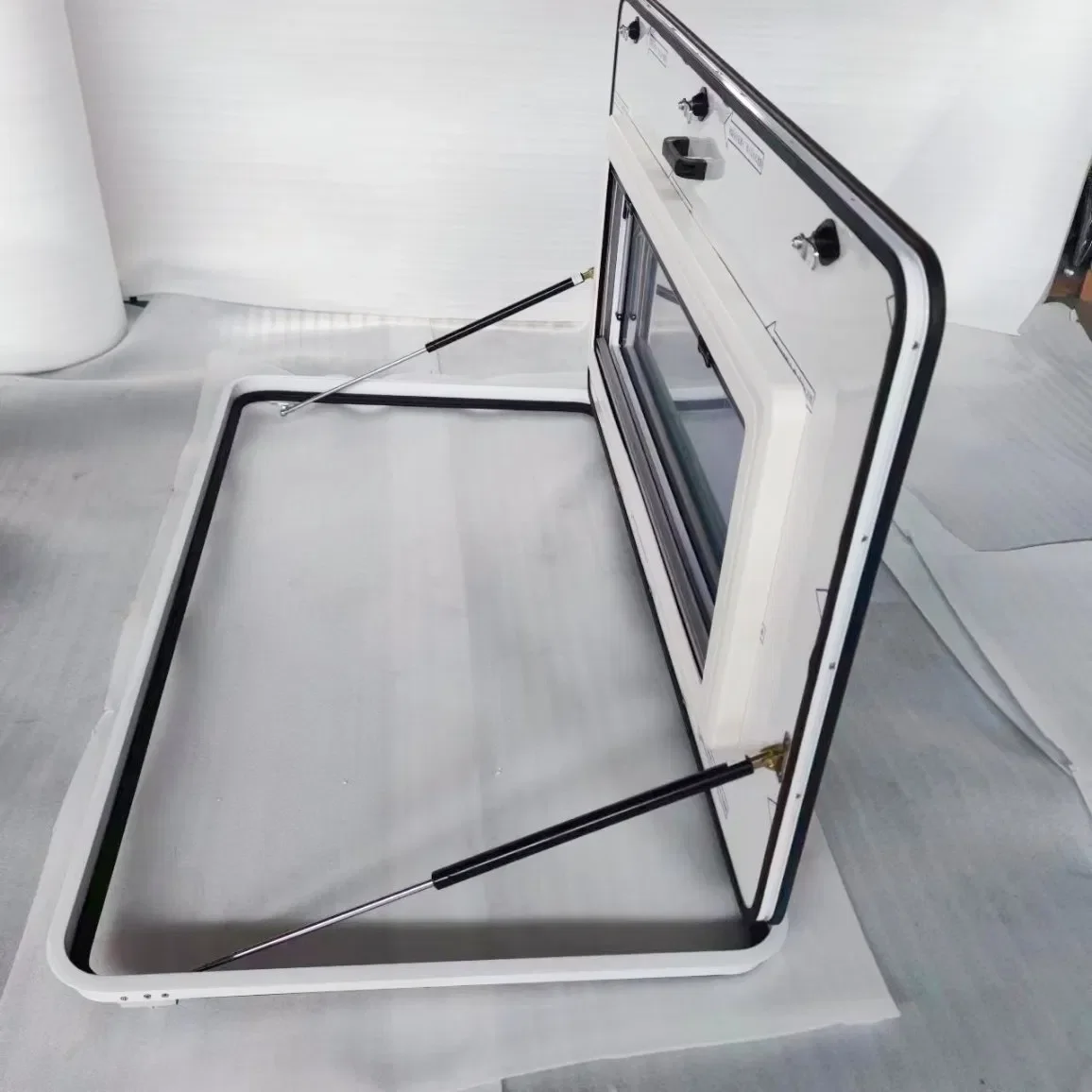 

ATVRV Caravan Upward Opening Access Luggage Door With Openable Window
