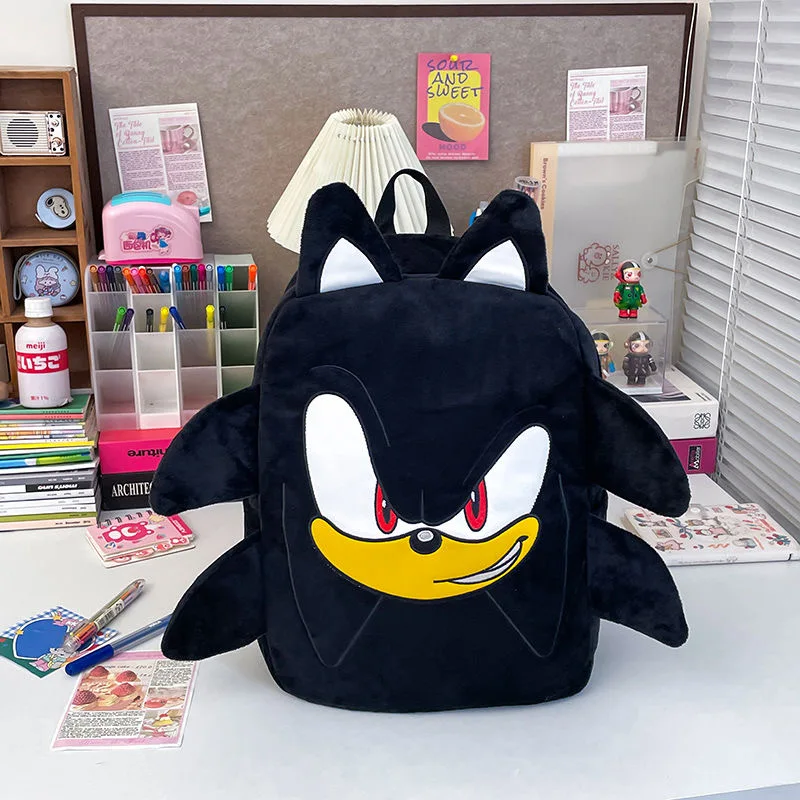 حقيبة ظهر سونيك، حقيبة مدرسية متعددة الوظائف ذات سعة كبيرة، هدية للحفلات، هدية الهالوين، هدية عيد الفصح، هدية عيد الميلاد