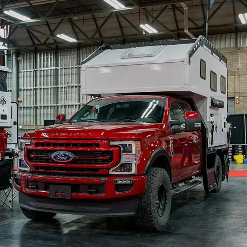 Modern Luxury SUV & Pickup Truck Camper, Comfortable Spacious Camping RV with Bathroom, 3.5T Capacity for 4-6 People Travel