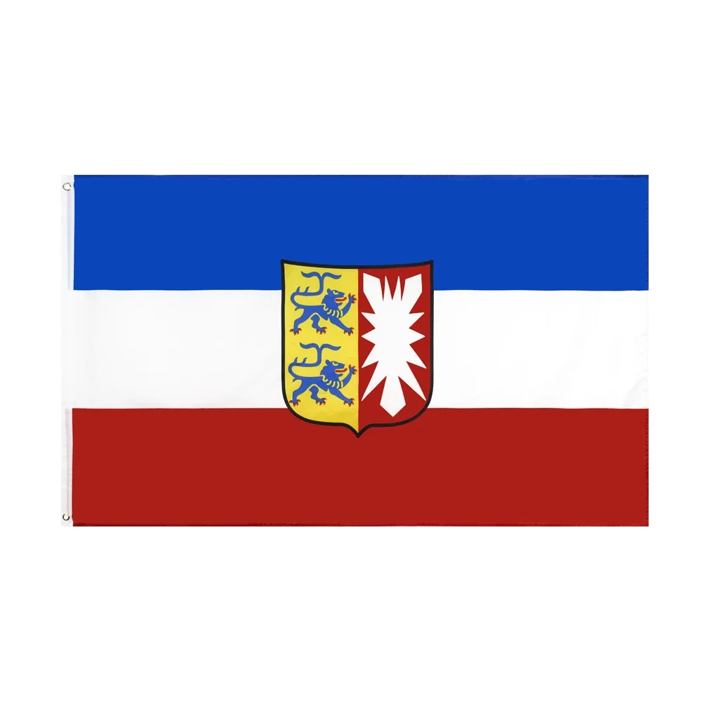 Флаг Шлевига Гольштейна 90*150 см для украшения Флаг Шлевига Гольштейна 90*150 см для украшения
