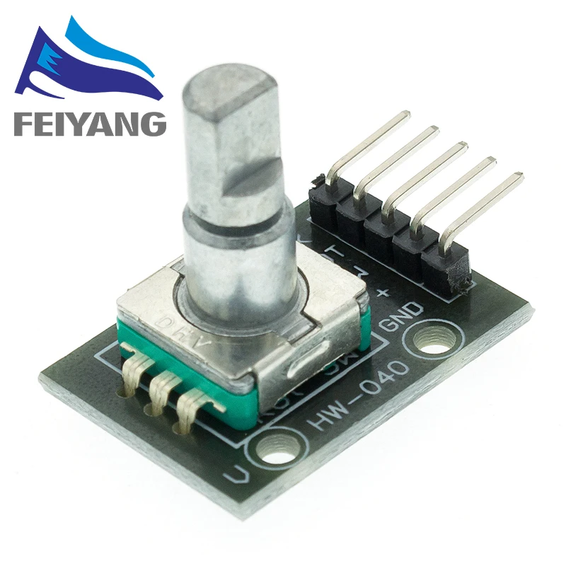 360 Degrees EC11 Rotary Encoder Module For Arduino Brick Sensor Switch Development Board KY-040 With Pins