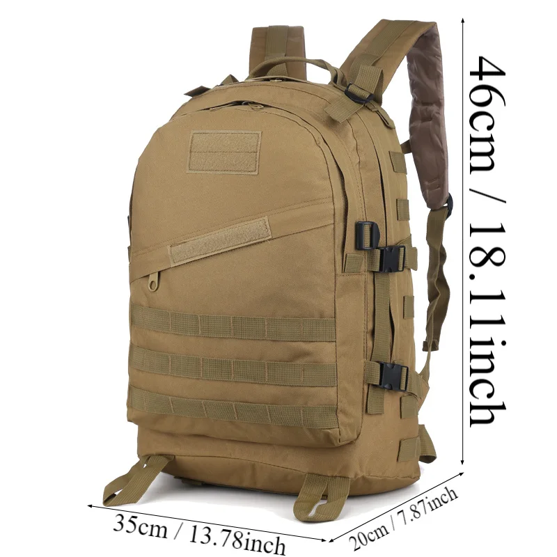 50L 3D Outdoor Sport Tactical Backpack Waterproof Hunting climbing Backpack Camping Hiking Trekking Rucksack Travel Bag Pack