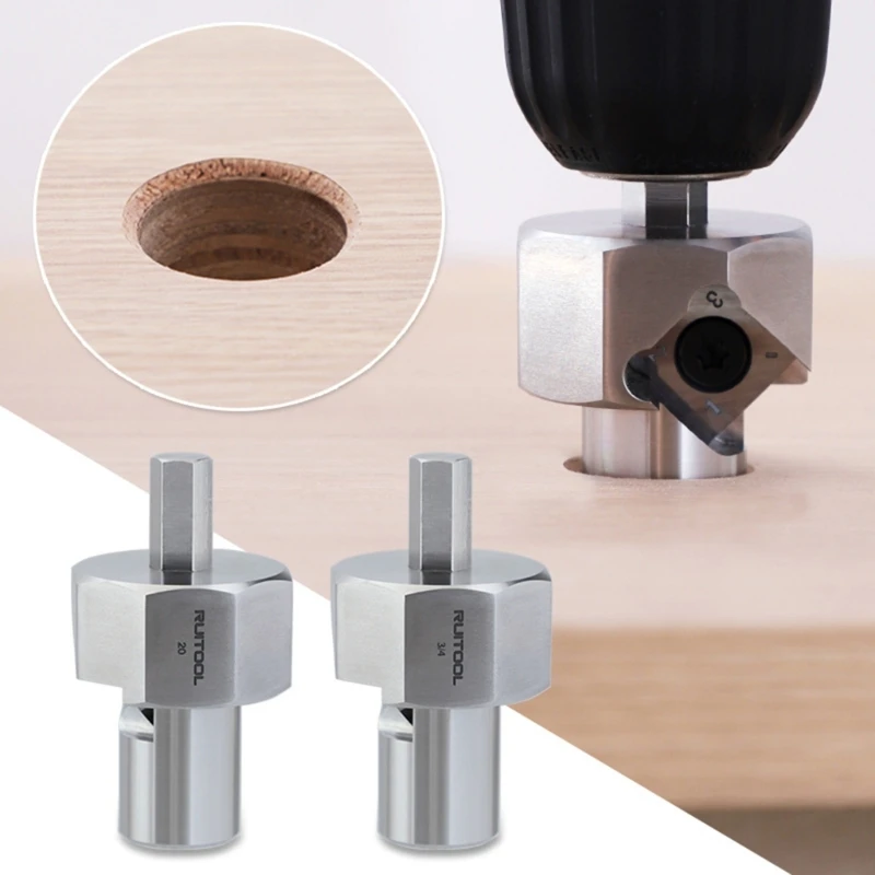 

Woodworking Chamfer Reamer Tool Workbenches Dog Hole Chamfer Reamer Tool Polishing For 19mm/20mm Benches Dog Holes