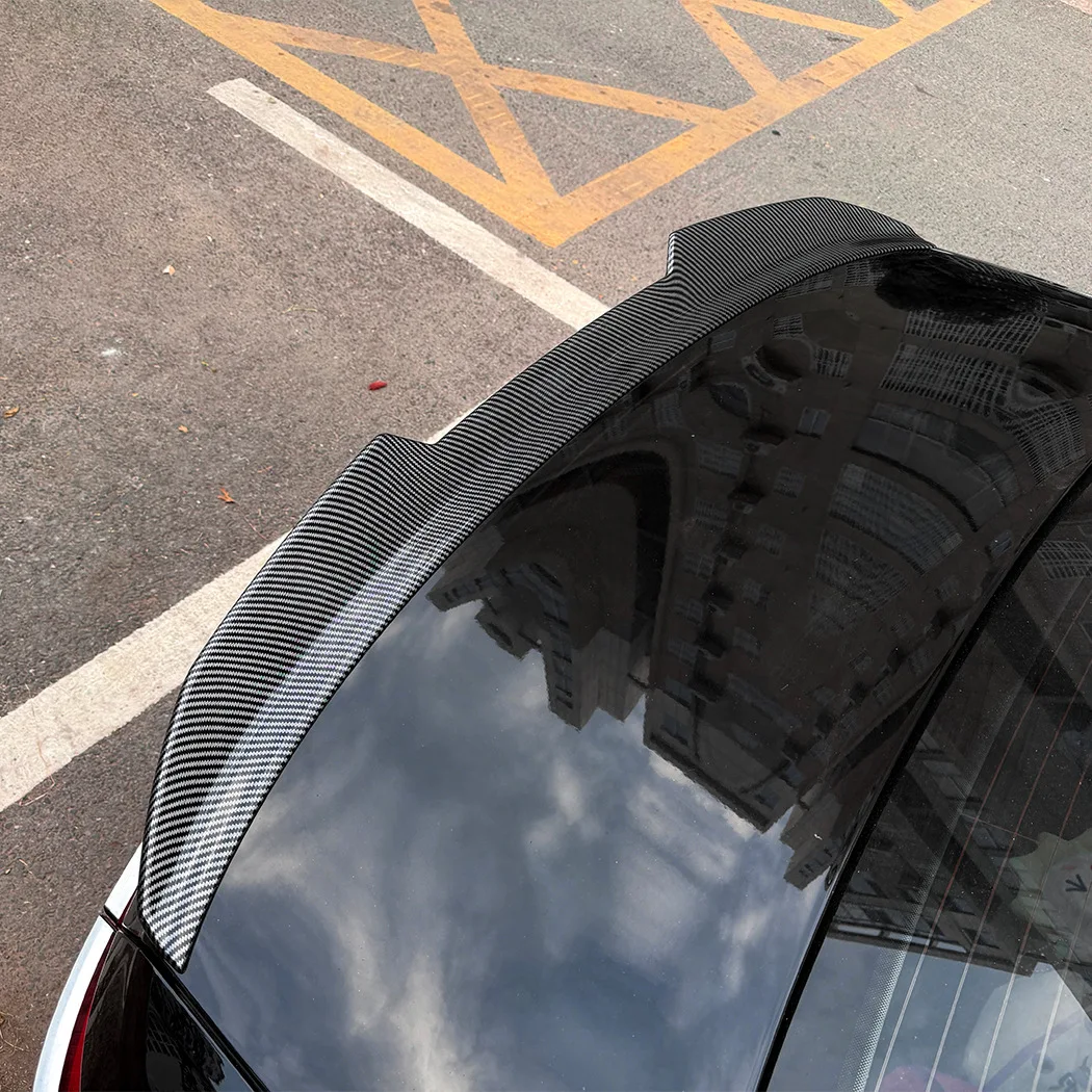 FOR Audi A6 S6 C8 2018-2025 ABS Plastic Car Rear Trunk Lid Spoiler Wings Black Carbon Body Kit Exterior Tuning Accessories
