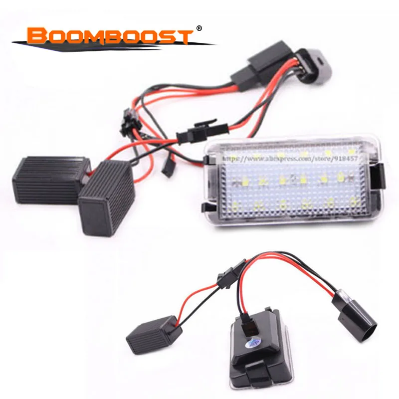 1. Triple Brightness No‑Error LED License Plate Lamp Direct Replacement OEM 5P0943021 For Seat Altea Toledo 5P Ibiza Cordoba