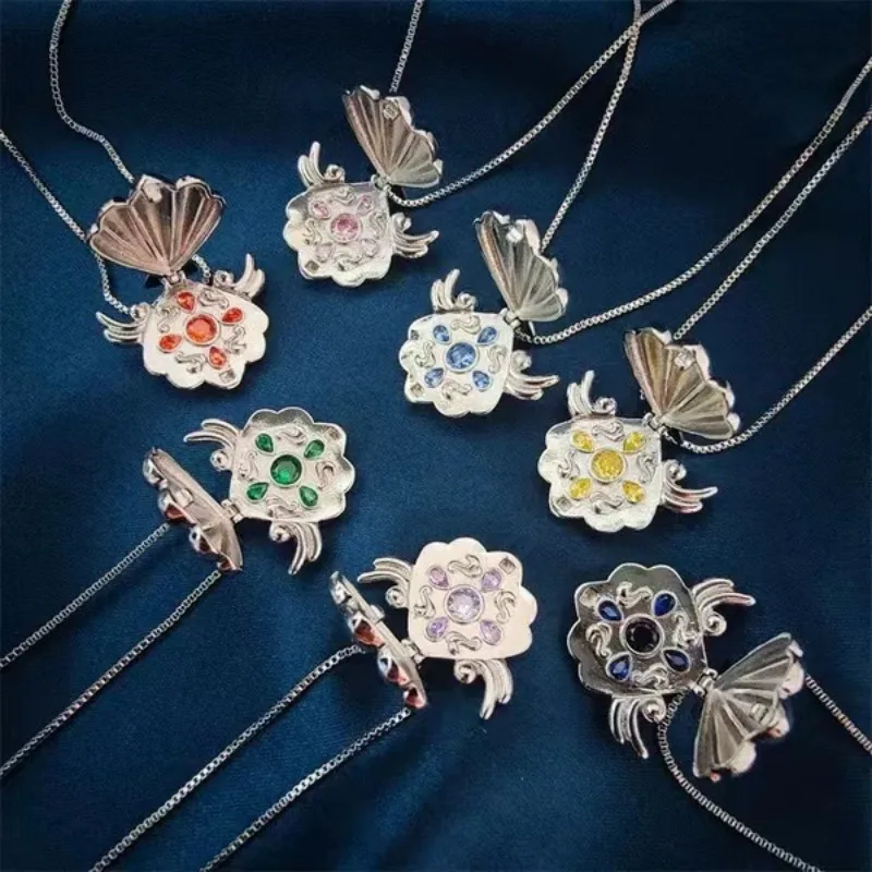 Seven Princess Shell collana Cosplay Anime Mermaid Melody Pichi Pichi Pitch donne ciondolo collo decorazione gioielli Festival regalo