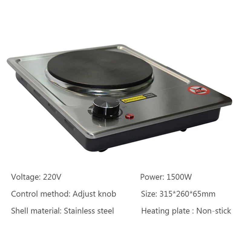 DMWD 1500W Household Induction Cooker Electric Stove Electromagnetic Oven Hot Plate Waterproof Heating Furnace Kitchen Tool 220V