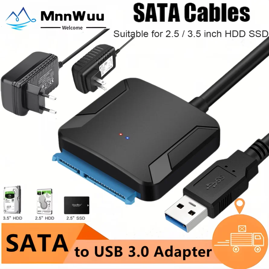 yZ[zSATA - USB 3.0 A_v^P[uA12V dA_v^t SATA III n[hhCufBXNRo[^T|[g UASP 3.5/2.5 C` SSD HDD p