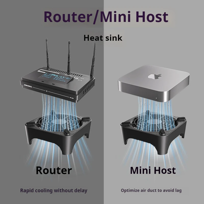 Power Train Z-X1 router cooling board mini host computer cooling fan base