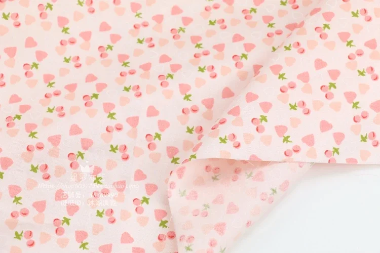 160x50cm Beautiful Fresh Small Floral Cloth Girls Dress Pajamas Home Wear Cotton Duvet Cover Fitted Sheet Printed Fabric