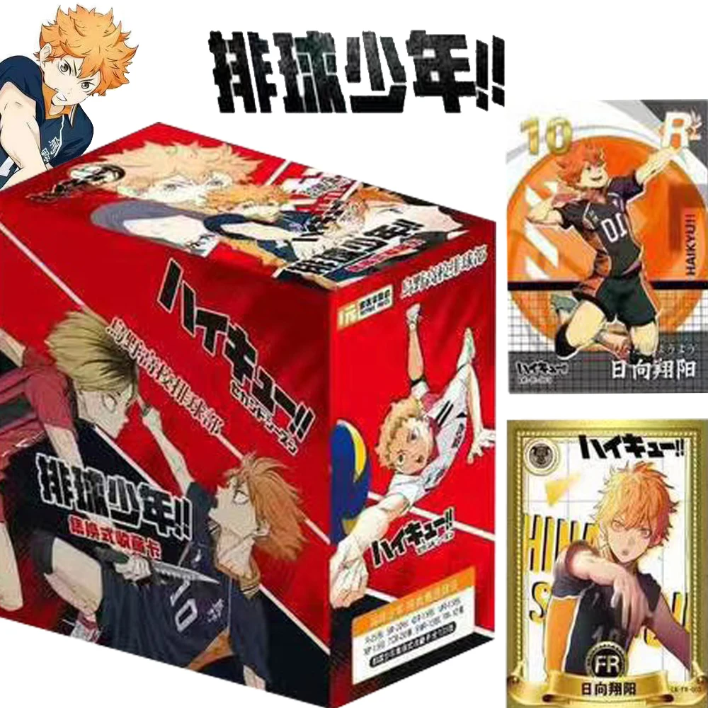 Anime Haikyuu!! Collection Cards Volleyball Friendship Youth Comic Hinata Shoyo Kei Tsukishima Q-version Cards Kids Gifts Toys