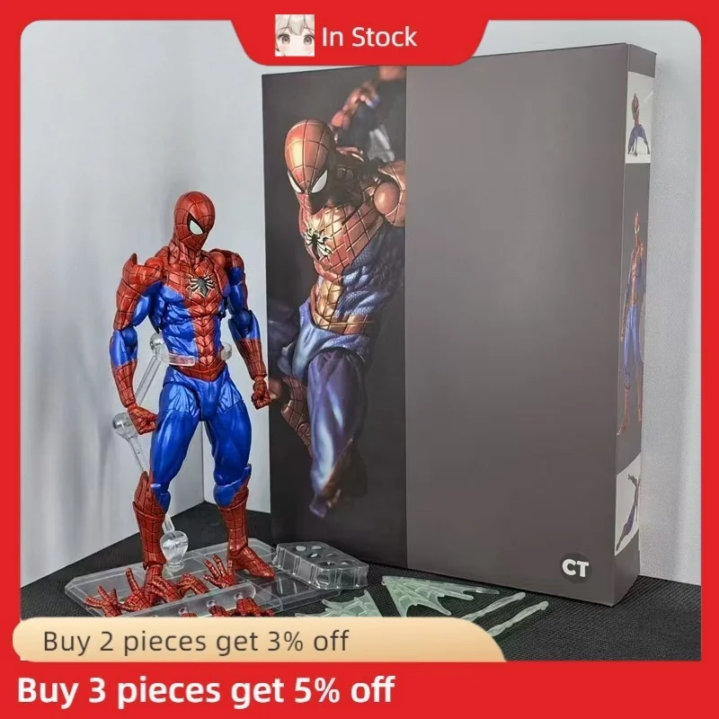 

Ct Toys Человек-паук Mafex 185, классический костюм, аниме-фигурка Ver Miles Morales 2099, фигурка Человека-паука, игрушки в подарок