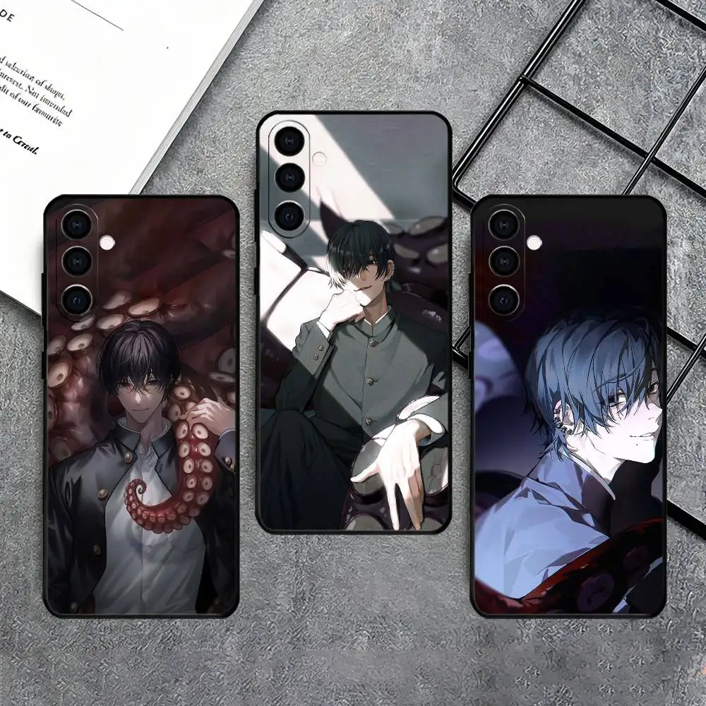 

Yoshida Hirofumi Chainsaw Man Phone Case For Samsung Galaxy A73,A72,A71,A70,A53,A52,A51,Others Soft Black Cover