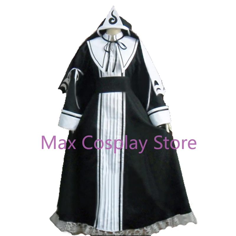 Max Cos The Touhou Project Yuyuko Saigyouji Cosplay Costume Halloween Uniform Outfit with Hat Customized Size