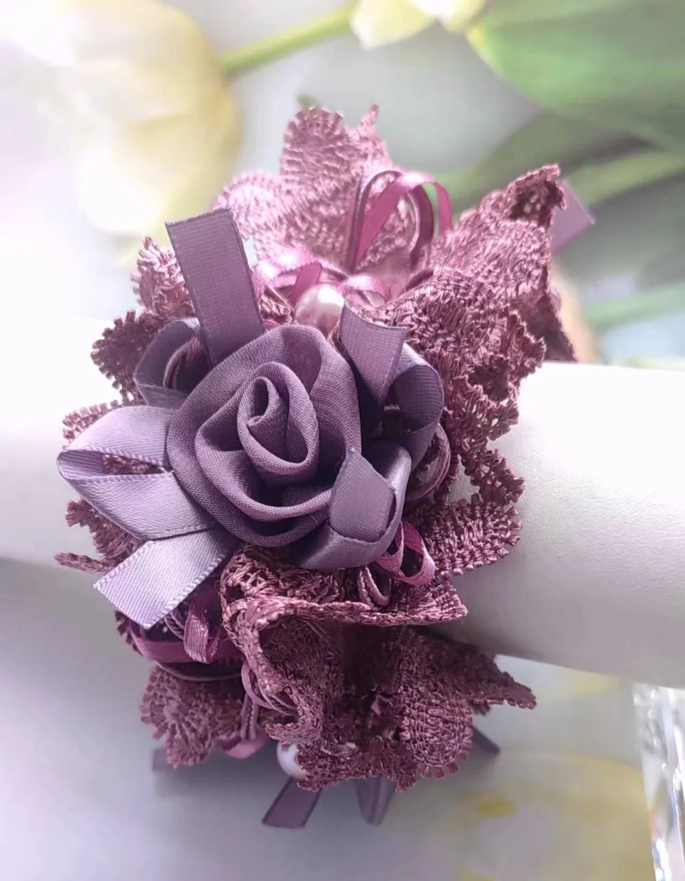 Haargummis Kopf Blume Gummi Gummibänder Pеkuuки Mohamedс Zubehör Para El Cabello Haarschmuck für Frauen – Detail 15