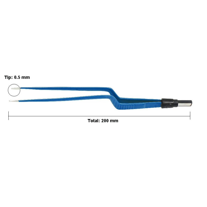Bipolar Forceps Laparoscopic Bipolar Diathermy Forceps Bayonet Forceps