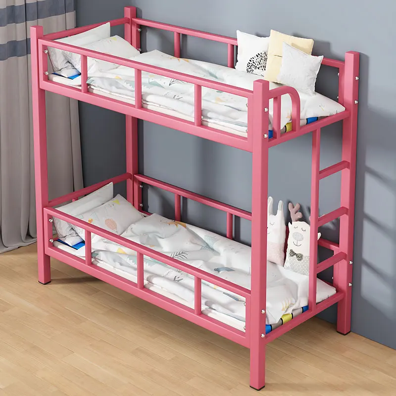 Kindergarten Bunk Beds for Primary School Students Iron Frame Small Nap up and Down Children's Beds