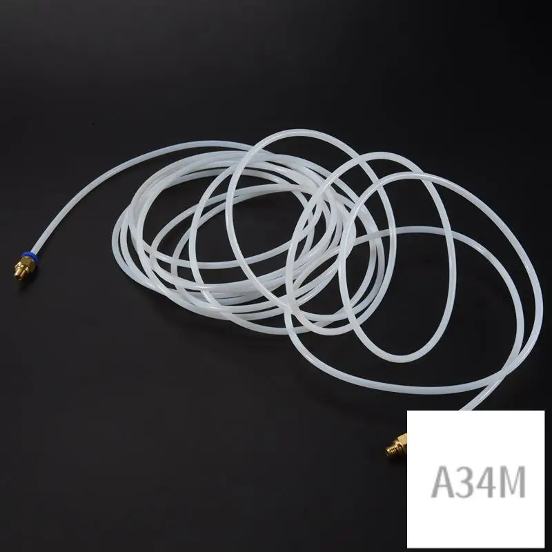 Tube Bowden en PTFE, A34M-5 mètres, avec 2 raccords PC4-M6 pour Filament Creality 1.75Mm, imprimante 3D Bowden Hotend