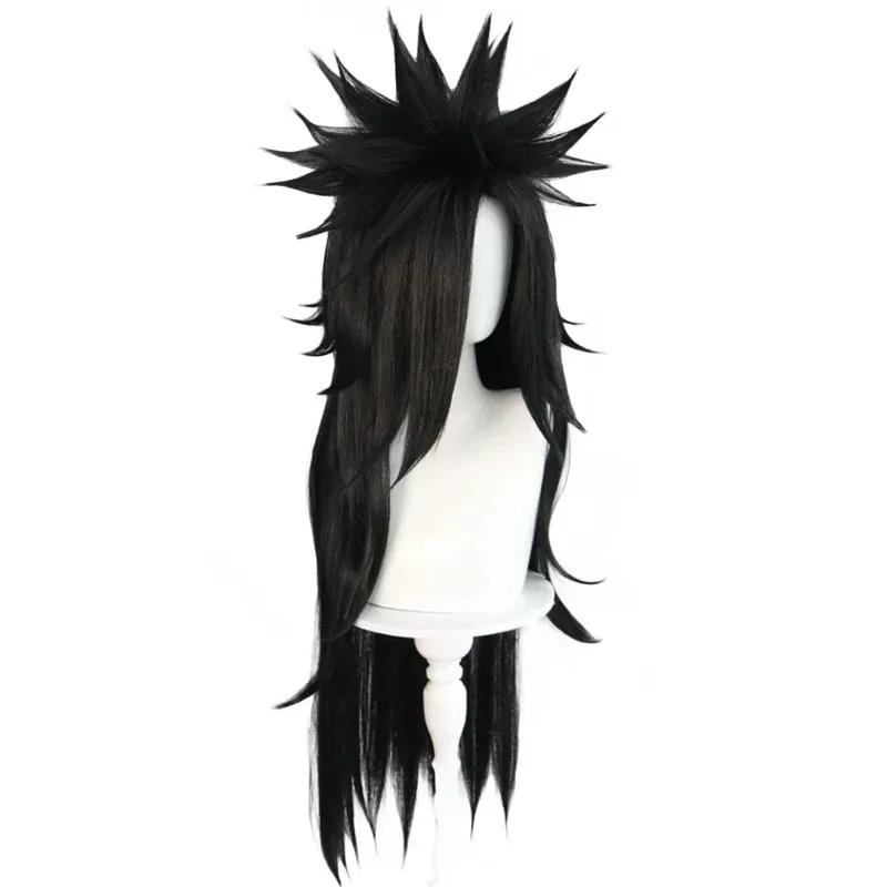 HOKAGE NINJA Uchiha Madara Cosplay Perücke Synthetische Lange Gerade Perücke Anime Coser Hitzebeständige Faser Hochwertige Perücke Halloween