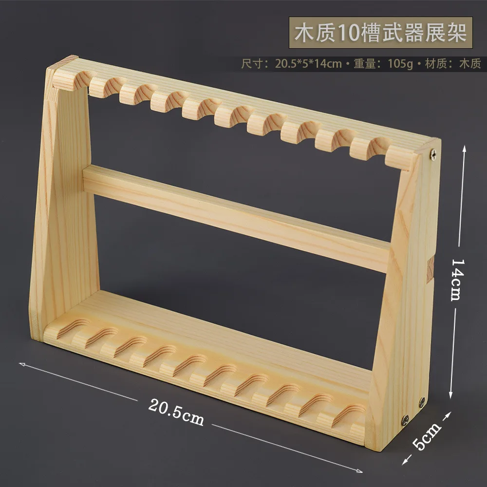 Soporte de arma de Anime, soporte de exhibición DIY, modelo de cuchillo de pistola, espada samurái, soporte de Katana, marco Universal, caja de