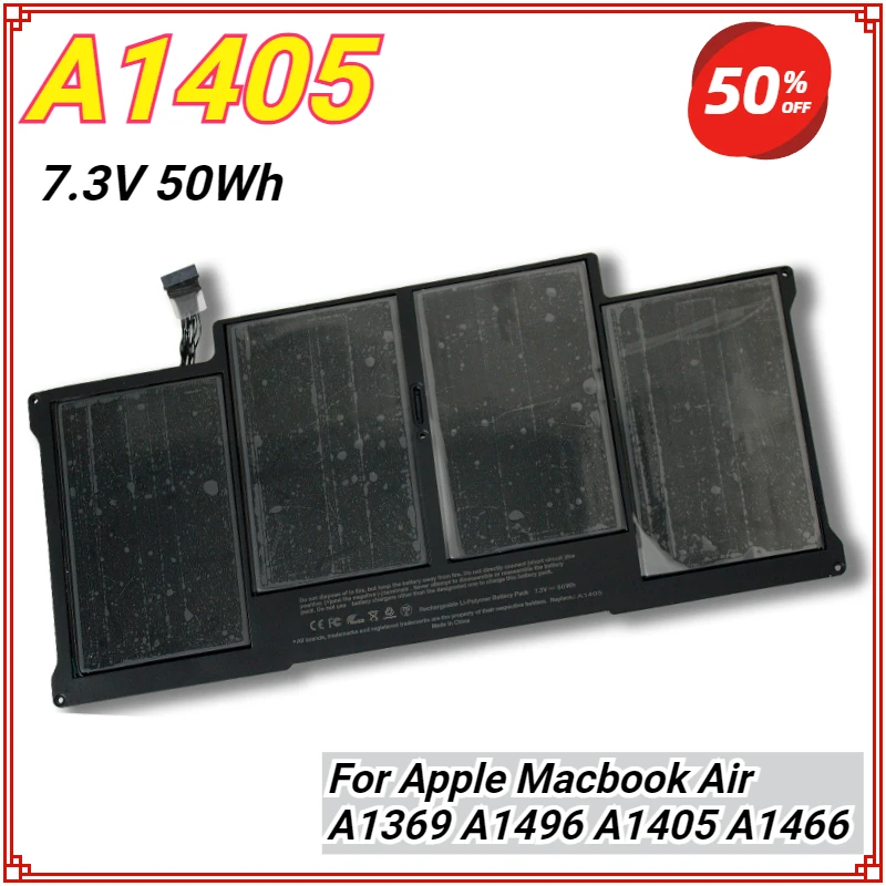 High Quality A1405 Laptop Battery for MacBook Air