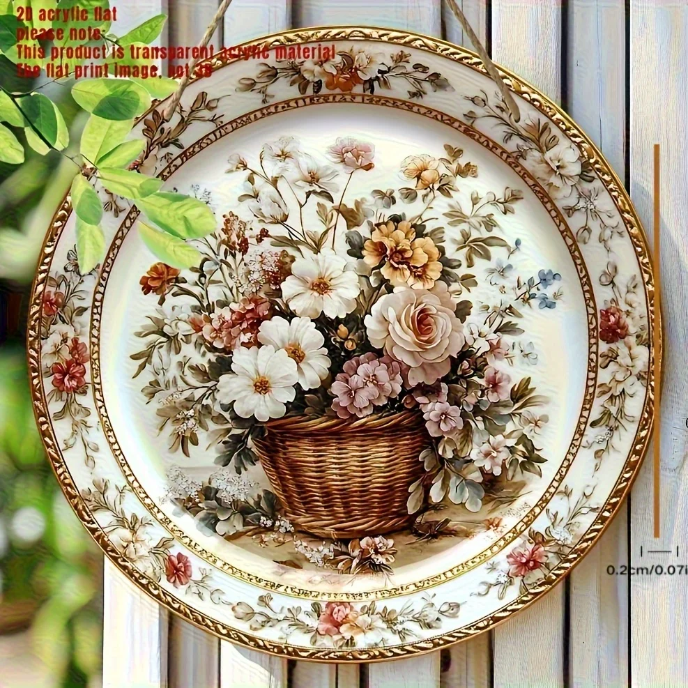 2D Flat, Suitable for All Four Seasons, 2D Flat, a Product That Can Be Used During Festivals. 2D Flat - 2D Flat - Vintage Floral
