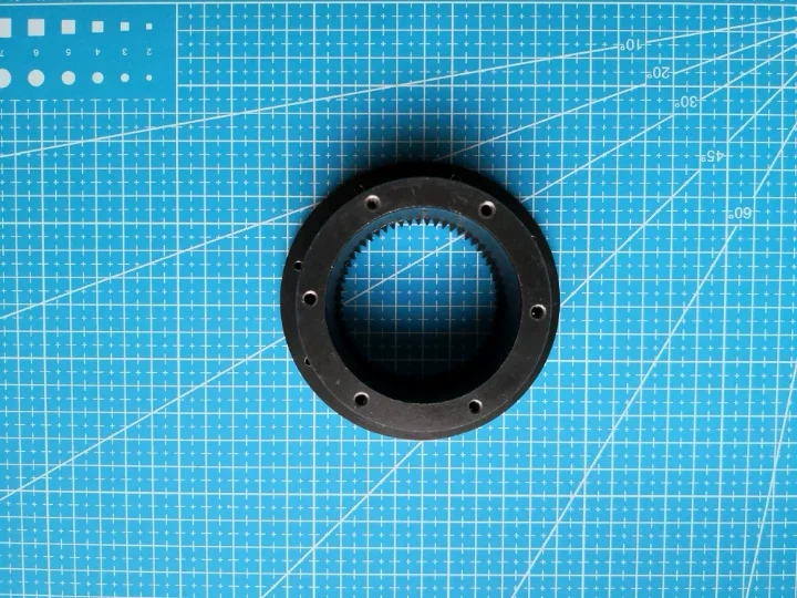 1/12 Scale RC Hydraulic Excavator Slewing Ring Bearing, 30mm/40mm Height Rotation Support for Model Construction Machinery