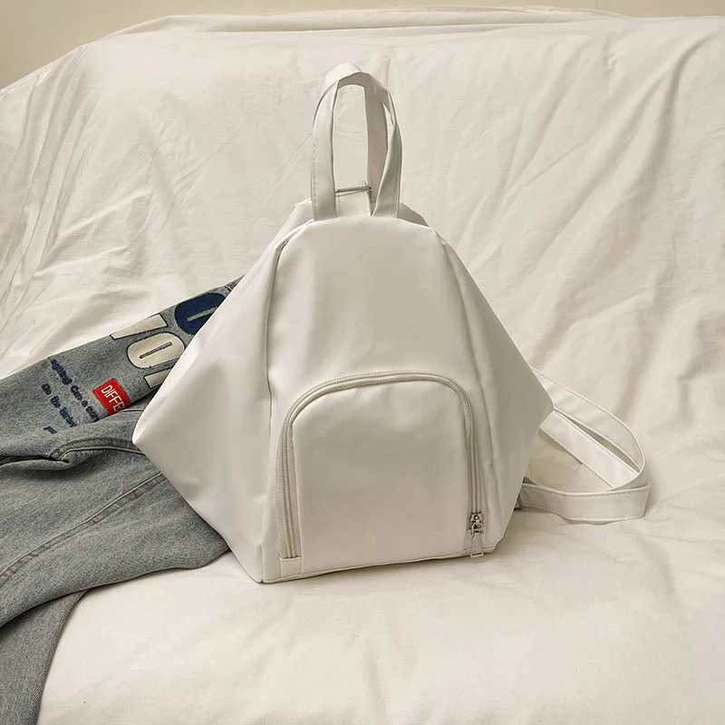 Fashion Double Shoulder Bags PU Leather Backpacks Vintage  Backpack Female Schoolbag Travel Bags Knapsack mochilas mujer
