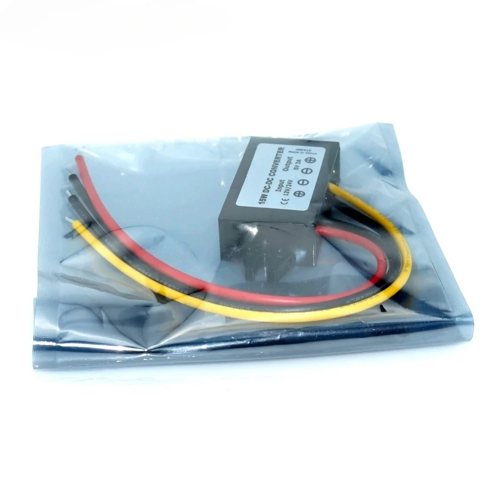 12V 24V to 5V 3A DC DC Buck Converter Module 15W Regulator Power Supply High Quality for Type-C Micro USB Output Car Charger CE