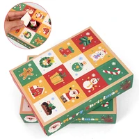 Advent Calendar Boxes 2pcs Empty Christmas Advent Calendar Boxes Fill 12 Days Advent Countdown Boxes Cardboard Treasure Boxes 3