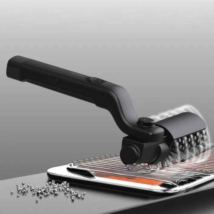 Grill Grate Electric Cleaning Brush for Heavy Oil, Power Scrubber for Stainless Steel Grids