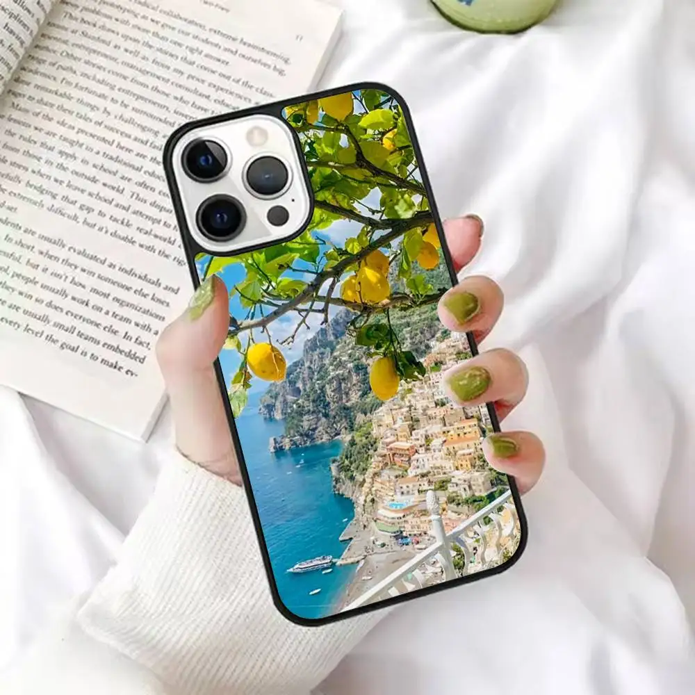 Paesaggi italiani Custodia per telefono Lemon Tree Forte magnetica per IPhone 16 15 14 13 Pro Max 11 12 Mini