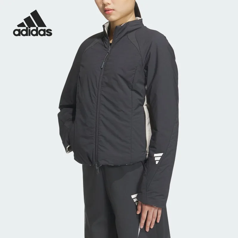 AdidasFUSTL W P JKT Women's Double-Sided Slim-Fit Cotton JM4249