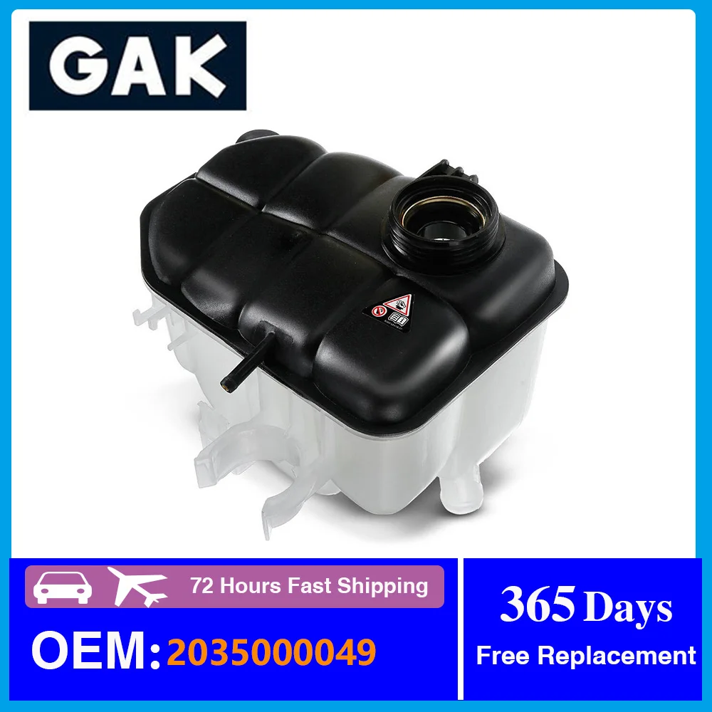 

GAK 2035000049 A2035000049 Coolant Reservoir Overflow Expansion Tank For Mercedes Benz W203 C180 200 220 240 280 320 350 220 CDI