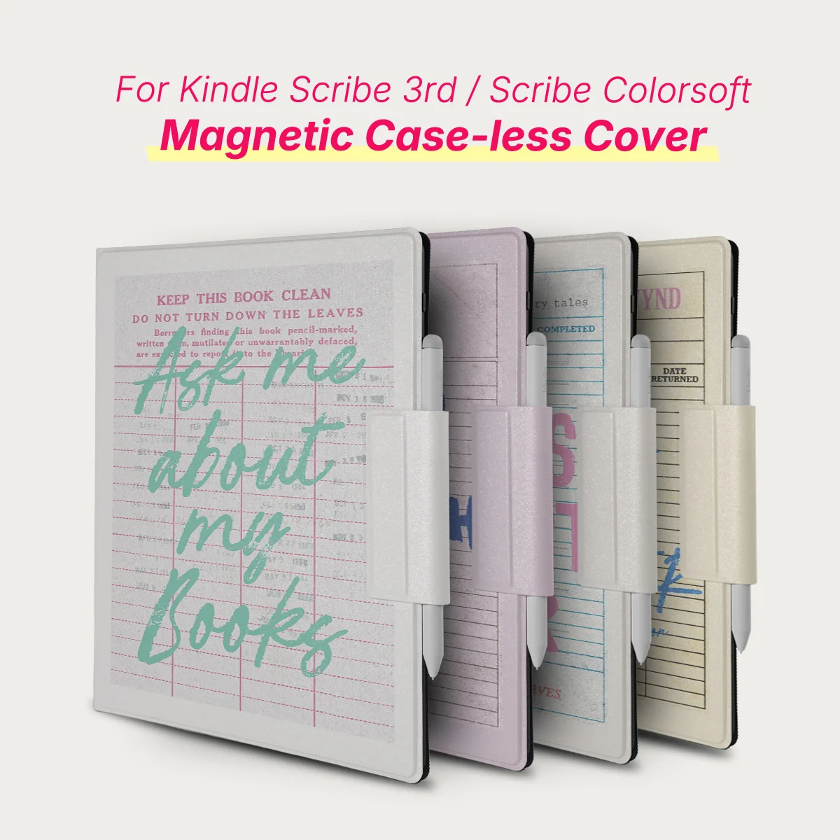 

Murmelo Case for Kindle Scribe 11" Colorsoft Without FrontLight Magnetic Stand Cover Smart Wake Sleep Bookish Card Shell