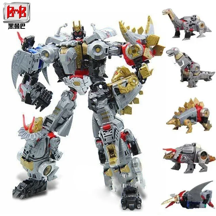 In Stock Transformation Toys Transformers Dinobot TB13B Dinosaur Six-body King Shura Enlarged Version Model Animation Gift