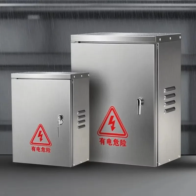 Custom thickened stainless steel IP65 rainproof outdoor control box, thickness can be customized