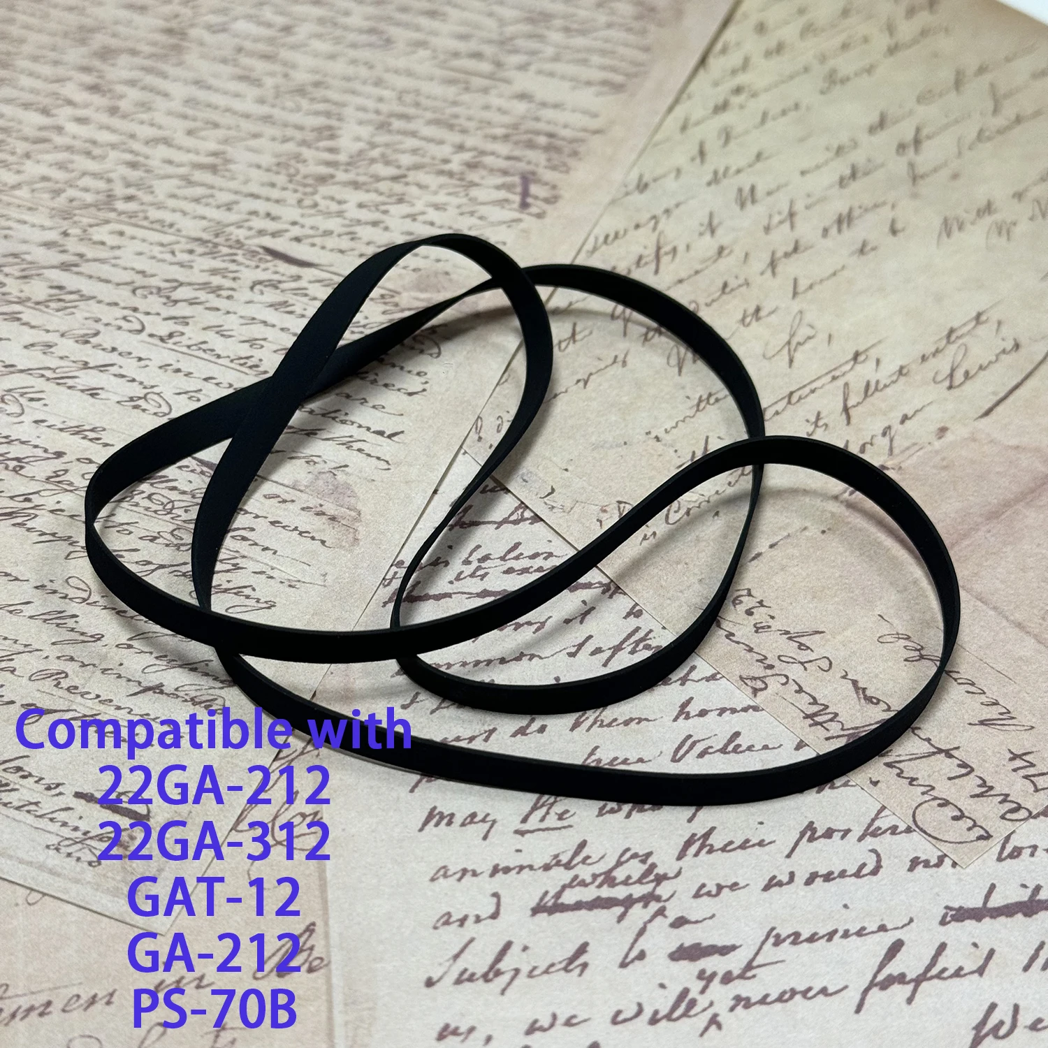 Flat Drive Belt Fits PHILIPS 22GA-212 22GA-312 GAT-12 GA-212 SCOTT PS-70B Turntable Platter Belt Repair