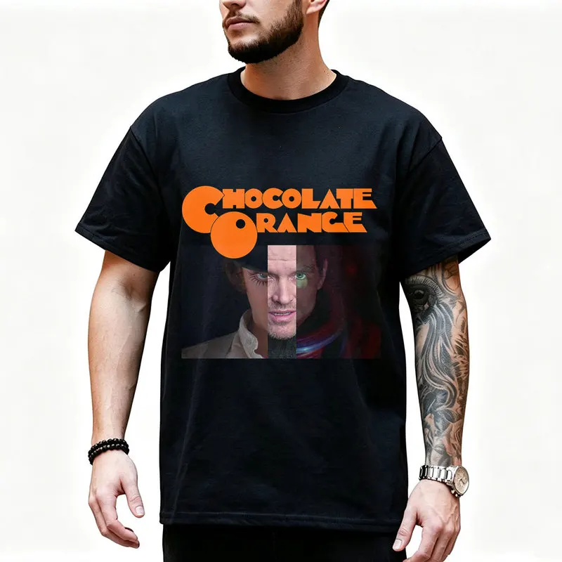 A Clockwork Orange 0825 Retro Movie Graphic T‑shirt Alex Droog Print Unisex Casual Tee Short Sleeve Streetwear All size S-6XL