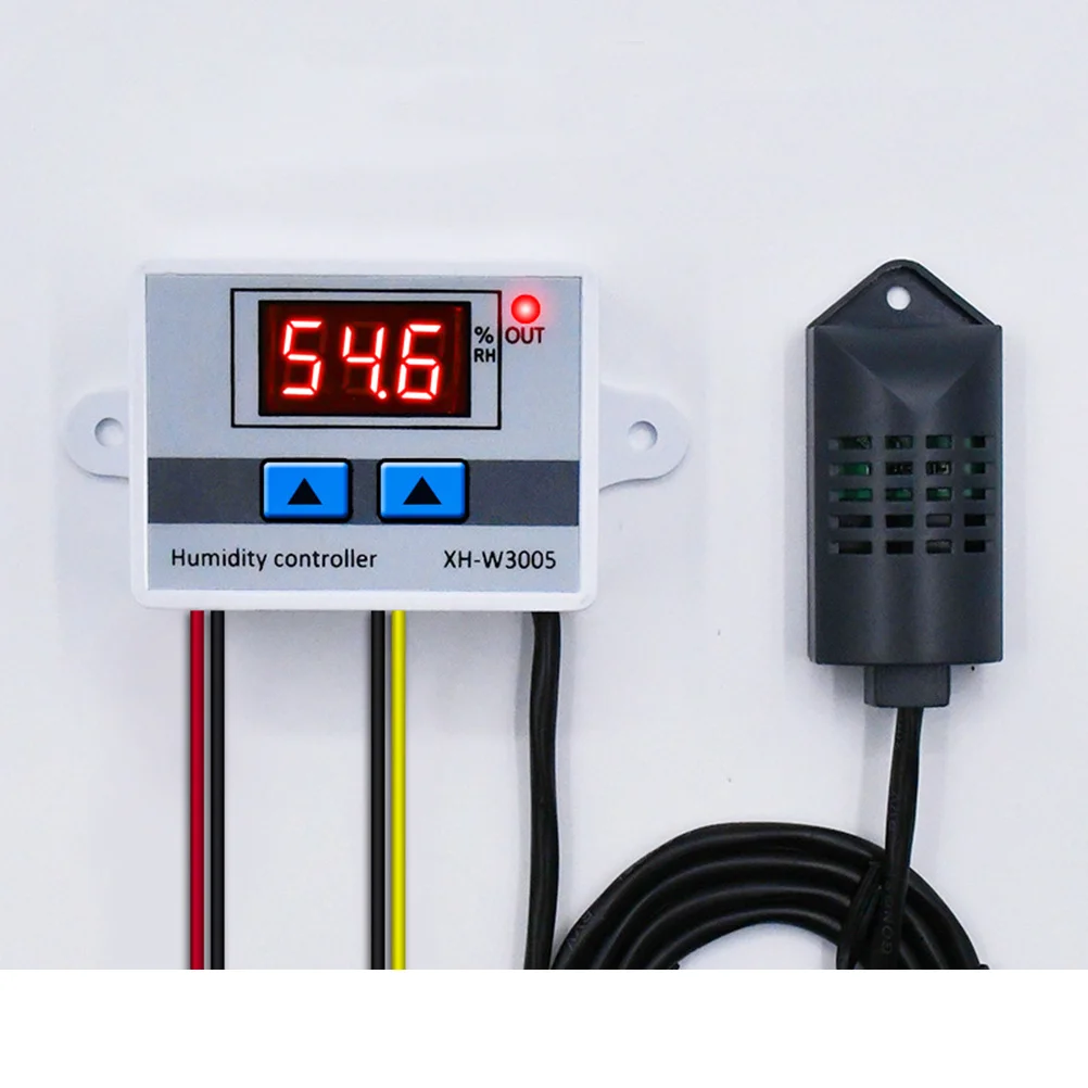 Contrôleur d'humidité 110-220V, affichage numérique de haute précision pour humidificateur, montage mural, panneau industriel, température intelligente