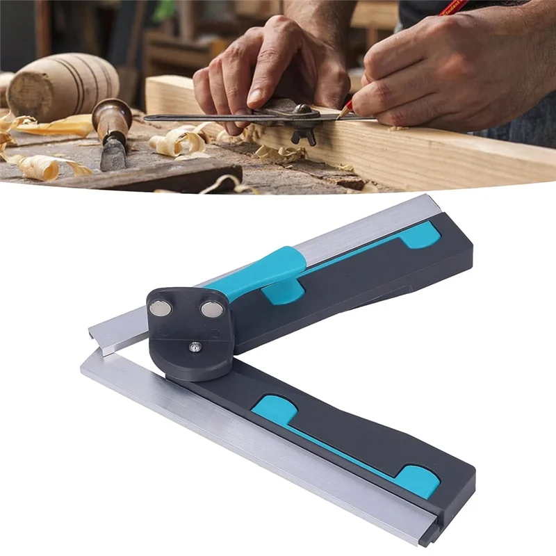 A22I 2-In-1 Measuring Angle Cutting Tool, Accurate Gauges for Saws Goniometer Angle Ruler, Miter Gauge