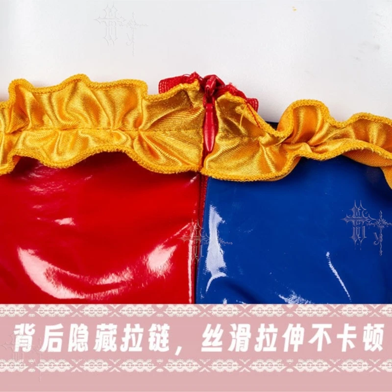 Pomni Fan Swimsuit Cos Outfit With Hat Dial Circus Game Cosplay Costume Suitable For Convention Poot Cartoon Character Halloween view 6