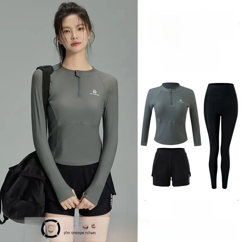 new-women's-two-piece-long-sleeve-surfing-suit-uv-protection-upf50-quick-dry-large-size-jellyfish-suit-for-diving-and-swimming
