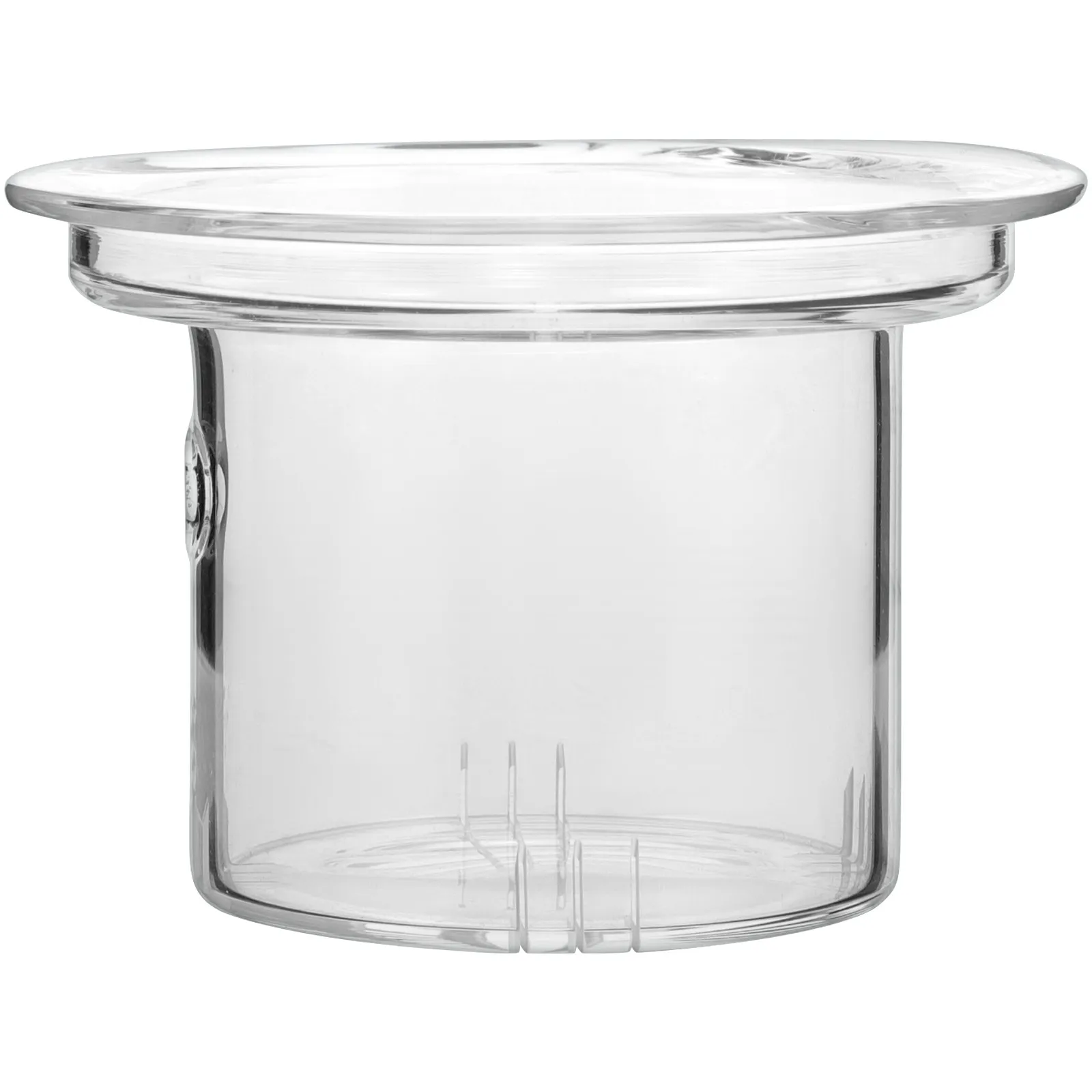 

Home Tea Strainer Glass Tea Infuser Part Replacement Filter for Teapot Smooth Workmanship Dishwasher Safe Ideal Housewarming