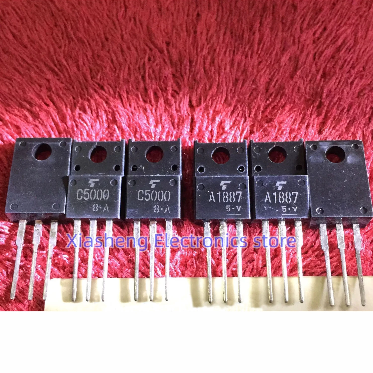 

New Original 5Pairs 2SC5000 C5000 + 2SA1887 A1887 TO-220F Audio Amplifier Transistor In Stock Good Quality